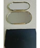 Travel Double Mirror Compact Gold Tone New in Box - $9.70 CAD