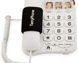 Seniors&#39; Big Button Phone With Corded Landline Telephone, One-Touch, Sli... - $51.99
