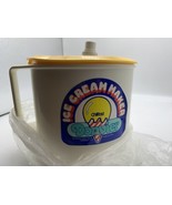 Donvier 2 Pint Chillfast Handcrank Manual Ice Cream Maker - Yellow Rim NEW - $23.75