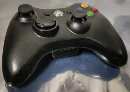 OEM Microsoft Xbox 360 Wireless Controller Model 1403 Black - £13.80 GBP