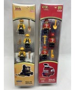 NEW Lot Of 2 Construction/ Police VEHICLE Play Sets Works With Other Blo... - $6.63