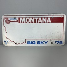 Montana 1976 Bicentennial License Plate BLANK Garage Auto Tag Vintage Decor (A) - £11.64 GBP