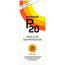 Riemann P20 Once A Day Sun Protection Lotion SPF20 200ml x 4 - £32.03 GBP