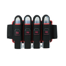 New Empire Paintball Omega 4 Pod Harness / Pack - Black with Red - $28.95