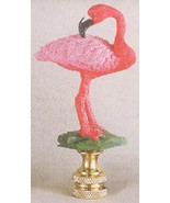 Painted Resin Pink Flamingo Finial 3.25&quot;h - £20.02 GBP