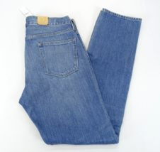 New J Crew Mens Style 770 Straight Blue Denim Jeans Size 30x32 Casual Cotton - £26.60 GBP