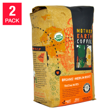 Mother Earth Organic Medium Roast Coffee 2 Lb, 2-Pack - $59.36