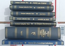 7 VTG Anteo Enrique Labrador Ruiz SIGNED Coleccion Novelas Cubanas HB PB... - £137.79 GBP