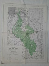 1968 TOIYABE National Forest Map CA Alpine Ranger District USDA Topograp... - $54.40