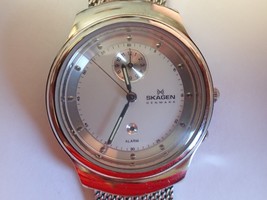 SKAGEN DENMARK OUSS Quartz Alarm Unisex Wristwatch - Very Rare - $193.05