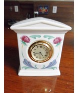 Lenox Chinastone table clock Poppies on Blue, 4 1/2&quot; x 4 1/2[lenoxtra] - €25,32 EUR