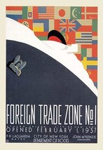 Foreign Trade Zone No. 1: NY City Department of Docks 20 x 30 Poster - £20.58 GBP