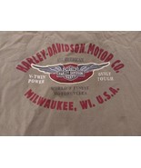 Harley Davidson Polo Collared Green Shirt Large Milwaukee WI V-Twin Power - £21.92 GBP