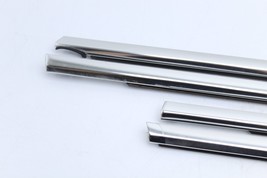 02-08 BMW E66 LWB 745LI 750LI 760LI DOOR WINDOW CHROME MOLDINGS SET OF 4 E5454 image 2