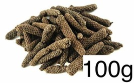Organic Long Pepper Piper Longum Lindi Piper Hot Spice - 100g - $246.11 MXN