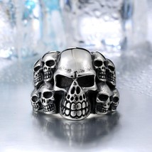 BEIER Fashion Stainless Steel Man&#39;s Rings From China Biker Punk Lots Of  Jewerly - £8.65 GBP