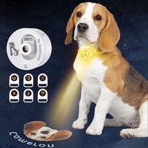 USB Rechargeable Dog Collar Lights with 6 Replaceable Projection Slides, - £19.46 GBP