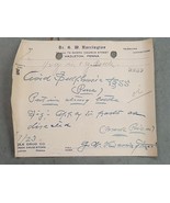 1923 antique DRUGGIST PRESCRIPTION hazleton pa DR. G. W. HARRINGTON - £22.51 GBP