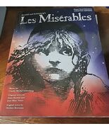 Les Miserables Updated Edition Sheet Music Piano Vocal Selections Nice - $9.90
