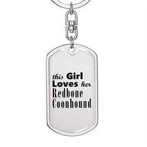 Redbone Coonhound - Luxury Dog Tag Keychain - £24.08 GBP