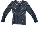 Black Panther Hero XXL Long Sleeve Compression Shirt for sports  - £7.93 GBP