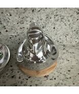 Nambe Santa Christmas Bowl Alvaro Uribe 2014 MT0701 Aluminum Sculpture - $27.44