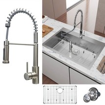 33 inch Kitchen Sink - Dual Mount Undermount or Drop-in Sink - £282.22 GBP