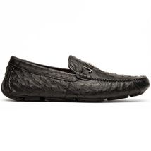 Bolonia Slip On Dressy Shoes Animal Skin Black image 2