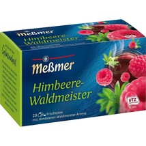 Messmer Raspberry Woodruff Tea Made In Germany Free SHIP- D A M A G E D - £6.96 GBP