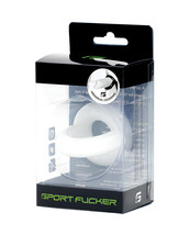 Sport Fucker Universal Cockring - White - $26.99