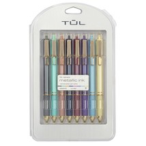TUL® GL Series Retractable Gel Pens, Medium Point, 0.8 mm, Assorted Color 8 Pack - £21.17 GBP