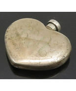 TIFFANY &amp; CO. 925 Silver - Vintage BA Initials Heart Perfume Bottle - TR... - €250,94 EUR