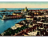 Panorama Of the Canal Grande Venice Italy UNP Unused DB Postcard G18 - $3.91