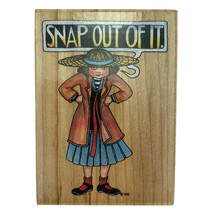 All Night Media Mary Engelbreit Snap Out Of It Rubber Stamp 589H 2 1/4&quot; x 3 1/8&quot; - $6.87