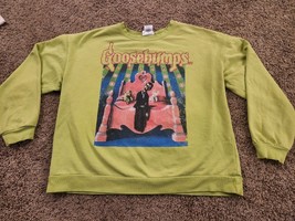 Goosebumps Sweatshirt Pullover Adult Size XL Unisex Neon Sweater - $21.83