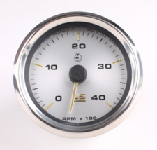 Faria Boat Diesel Tachometer TD9713A US Marine 3.25&quot; 4000 RPM Alternator... - $612.91 MXN