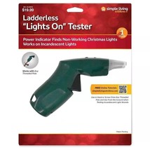 Simple Living Solutions 2-in-1 Ladderless Light Tester Christmas String - £19.97 GBP