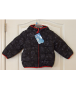 MARVEL Spiderman Reversible Hooded Black Jacket Boys Sz 3T NWT - $21.29