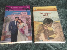 Harlequin Romance Alexandra Scott lot of 2 Contemporary Romance Paperbacks - £1.91 GBP