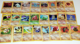 Pokemon Cards Vtg Lot x24 1999-2001 Geodude Diglett Dark Machoke Omanyte Mankey+ - £9.28 GBP