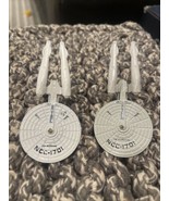 Mattel Star Trek U.S.S Enterprise NCC-1701 Battle Damage LOT OF 2 Die-Ca... - $55.77