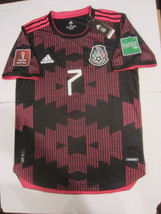 Luis Romo #7 Mexico 2022 World Cup Qualifiers Match Home Soccer Jersey 2020-2021 - £67.78 GBP