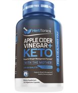 Apple Cider Vinegar Capsules Plus Keto Bhb - Fat Burner Weight Loss Supplement - £24.66 GBP