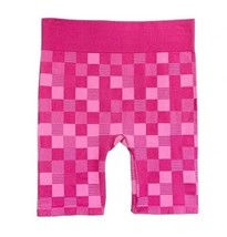 No Boundaries ~ Pink Check ~ Seamless Bike Shorts ~ Juniors&#39; Size Medium... - $20.00