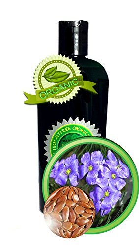 Flax Seed Oil - 4oz - Cold-pressed, Virgin - rich in essential fatty acids: Omeg