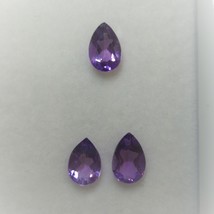 Natural Amethyst African Pear Facet Cut 6X4mm Heather Purple Color VS Clarity Lo - £2.22 GBP