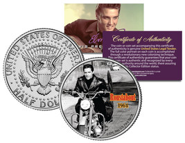 ELVIS PRESLEY - MOVIE * Roustabout * JFK Kennedy Half Dollar US Coin *LI... - £6.71 GBP