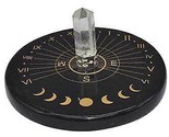 3&quot; Black Agate &amp; Crystal Sun Clock - $24.52