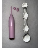 Crystal Glass Dildo - And Clit Tickler   Massager Sex Toys for Adult - $25.15 CAD
