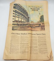 Pittsburgh Press Three Rivers Stadium Souvenir Issue 1970 Both Sections - $24.74